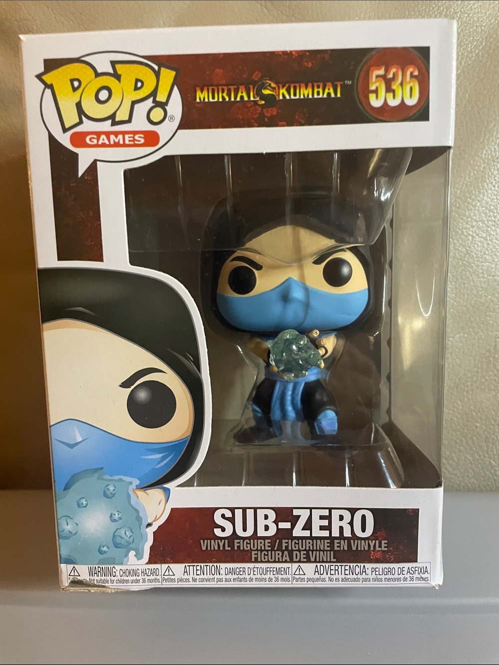 Funko Sub-Zero Vinyl Figure - Blue and Black
